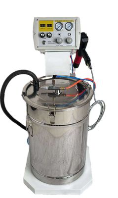Настройка HXC-310 Прочный порошковый картридж Вакуумный адсорбционный покрытие Электростатическая металлическая распыляющая машина с роликом